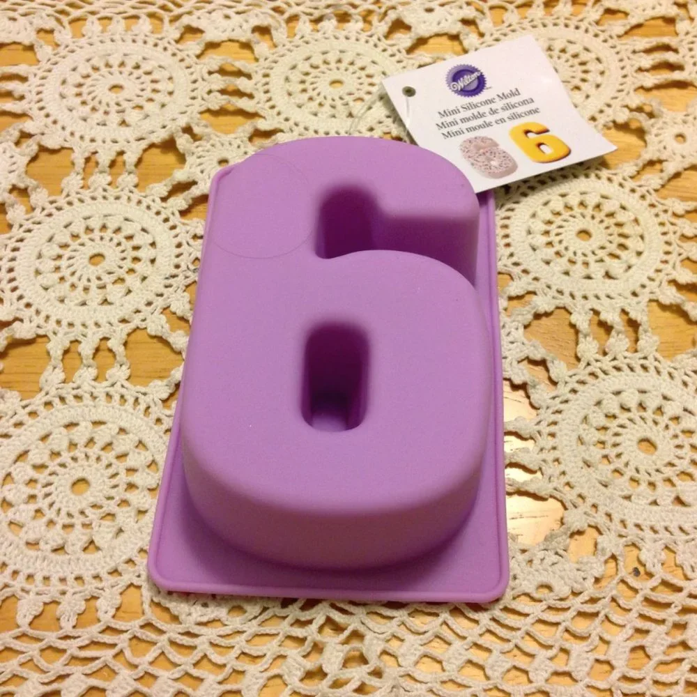 Eight new Wilton Silicone Mold Numbers Bundle